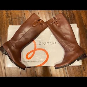 Blondo leather waterproof riding boots. New with tags. Size 7.